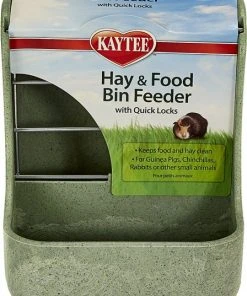 Kaytee Hay-N-Food Bin with Quick Locks Small Animal Feeder, Color Varies -Kaytee Sales 2024 101479 PT2. SY630 V1513810149