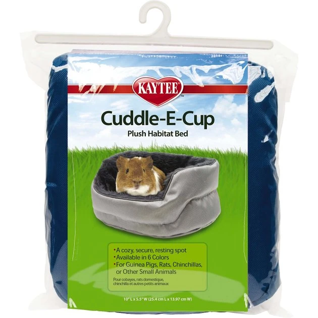 Kaytee Cuddle-E-Cup Plush Small Animal Bed, Color Varies 2 Kaytee Cuddle-E-Cup Plush Small Animal Bed, Color Varies - Image 2