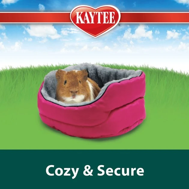 Kaytee Cuddle-E-Cup Plush Small Animal Bed, Color Varies 4 Kaytee Cuddle-E-Cup Plush Small Animal Bed, Color Varies - Image 4