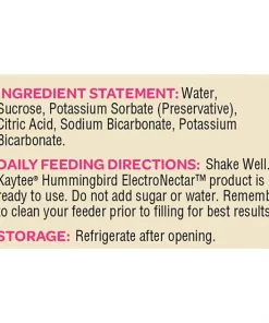 Kaytee Electro Nectar Hummingbird Food -Kaytee Sales 2024 103515 pt5. SY630 V1577496115