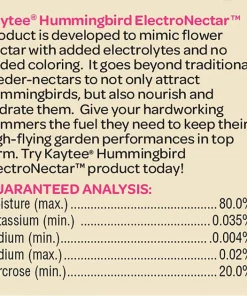 Kaytee Electro Nectar Hummingbird Food -Kaytee Sales 2024 103515 pt6. SY630 V1577496118