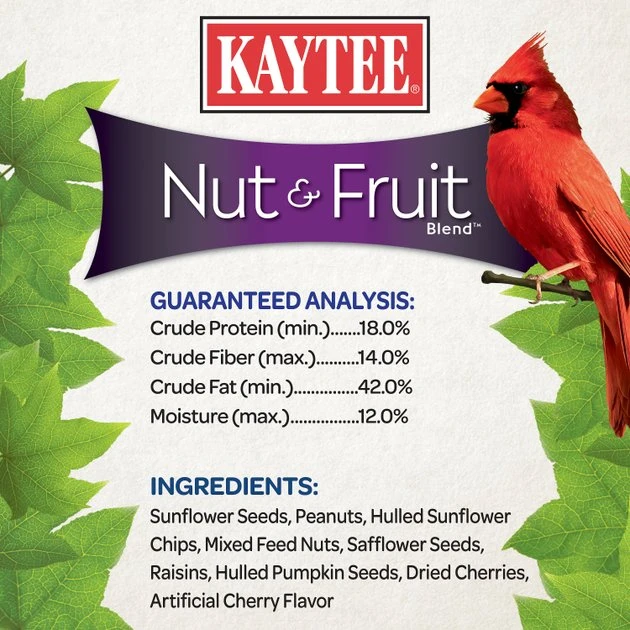 Kaytee Nut & Fruit Blend Wild Bird Food 8 Kaytee Nut & Fruit Blend Wild Bird Food - Image 8