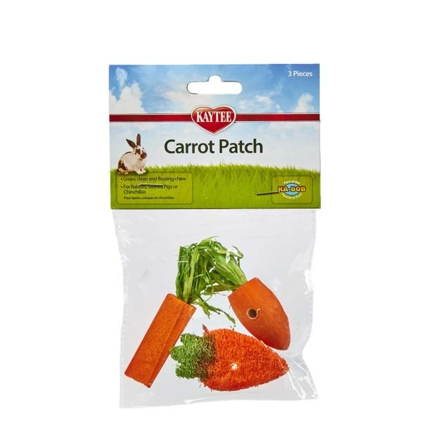 Kaytee Carrot Patch Variety Small Animal Chew Toy 1 Kaytee Carrot Patch Variety Small Animal Chew Toy