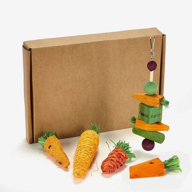 Kaytee Chew & Treat Toy Assortment for Rabbits, Toys Vary 2 Kaytee Chew & Treat Toy Assortment for Rabbits, Toys Vary - Image 2