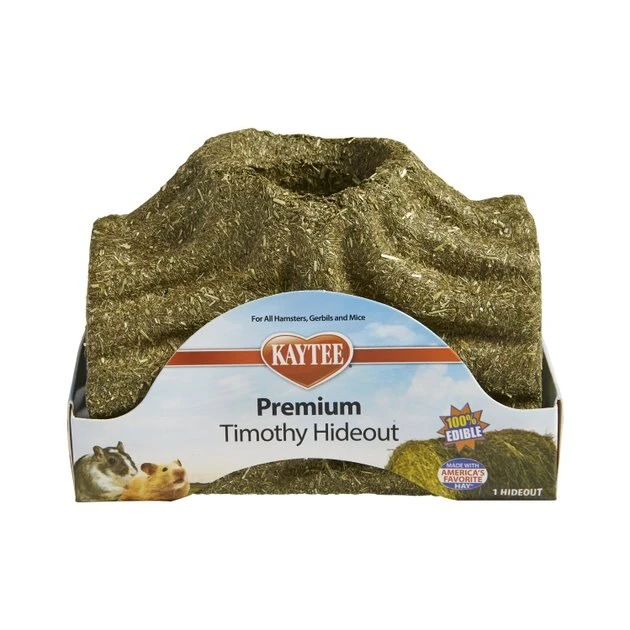 Kaytee Premium Timothy Hideout Small Animal Treats 1 Kaytee Premium Timothy Hideout Small Animal Treats