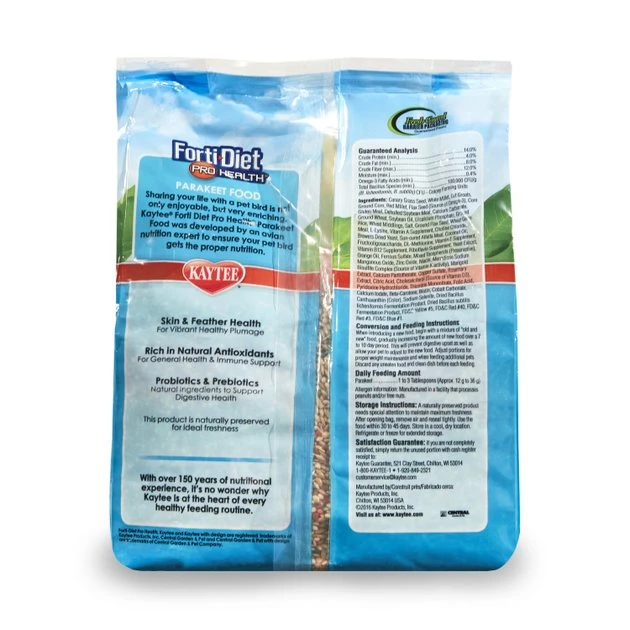 Kaytee Forti-Diet Pro Health Parakeet Food 2 Kaytee Forti-Diet Pro Health Parakeet Food - Image 2
