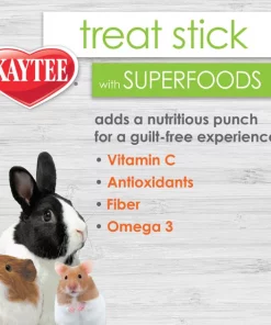 Kaytee Treat Stick with Superfoods Spinach & Kale Flavor Small Animal Treats, 5.5-oz bag 11 Kaytee Treat Stick with Superfoods Spinach & Kale Flavor Small Animal Treats, 5.5-oz bag -Kaytee Sales 2024 199233 PT4. SY630 V1585746364