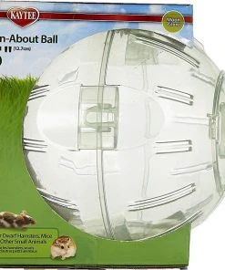 Kaytee Mini Run-About 5" Mouse & Hamster Exercise Ball, Moon Glow -Kaytee Sales 2024 201172 PT2. SY630 V1576607580