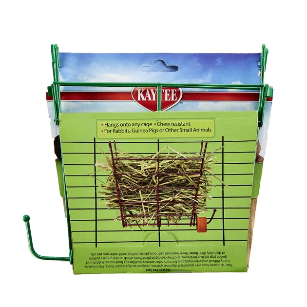 Kaytee Hay Manger & Salt Spool Hanger Small Pet Feeder 2 Kaytee Hay Manger & Salt Spool Hanger Small Pet Feeder - Image 2