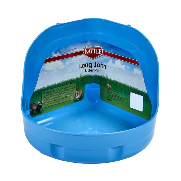 Kaytee Long John Small Pet Litter Pan, Color Varies 1 Kaytee Long John Small Pet Litter Pan, Color Varies