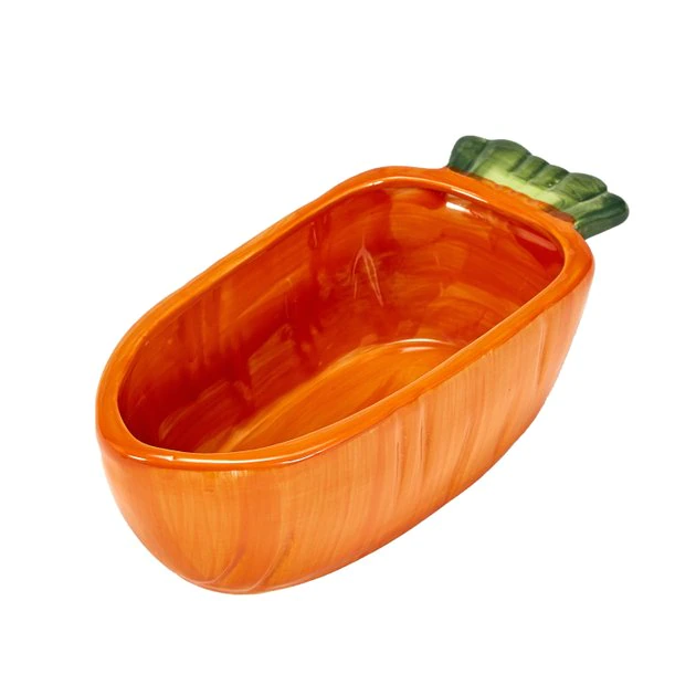 Kaytee Vege-T-Bowl Carrot Small Pet Bowl, 22-oz 1 Kaytee Vege-T-Bowl Carrot Small Pet Bowl, 22-oz