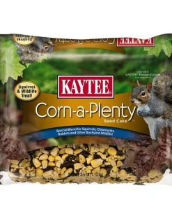 Kaytee Corn-a-Plenty Seed Cake Squirrel Food, 2.5-lb