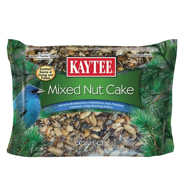 Kaytee Mixed Nut Cake Wild Bird Food, 1 count 1 Kaytee Mixed Nut Cake Wild Bird Food, 1 count