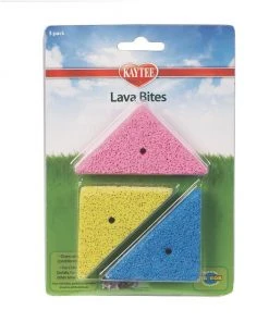 Kaytee Lava Bites Small Pet Toy, 3 count