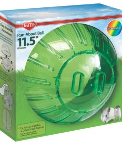 Kaytee Giant Run Exercise Ball Small Pet Toy, Assorted Colors, 11.5-in -Kaytee Sales 2024 221847 PT3. SY630 V1583256479