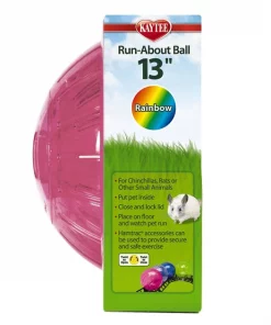 Kaytee Mega Run Exercise Ball Small Pet Toy, Assorted Colors, 13-in -Kaytee Sales 2024 221849 PT4. SY630 V1608592659