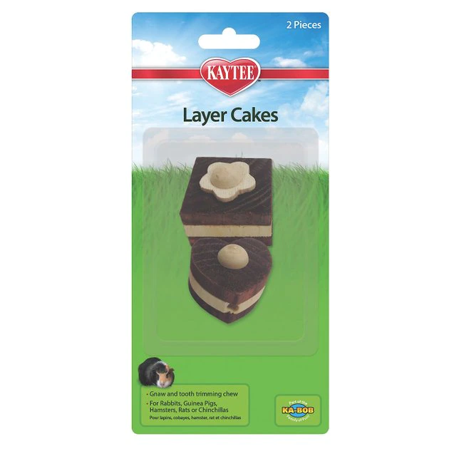 Kaytee Layer Cakes Small Pet Toy, 2 count 1 Kaytee Layer Cakes Small Pet Toy, 2 count
