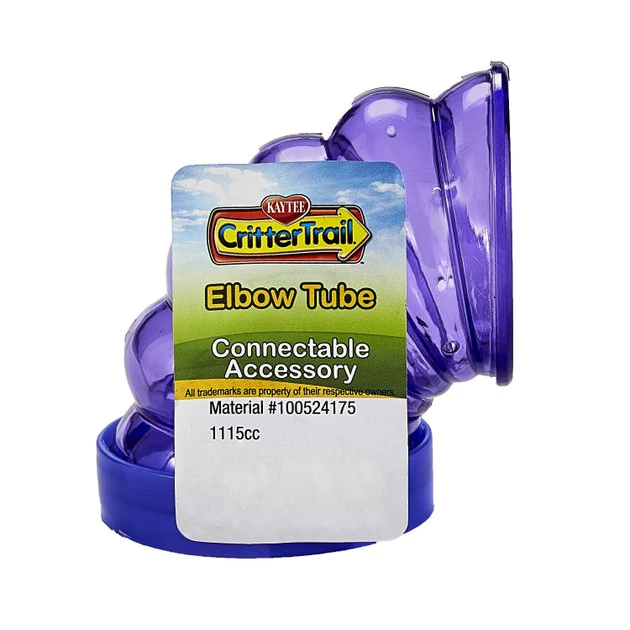 Kaytee CritterTrail Elbow Tubes Small Pet Tube 1 Kaytee CritterTrail Elbow Tubes Small Pet Tube