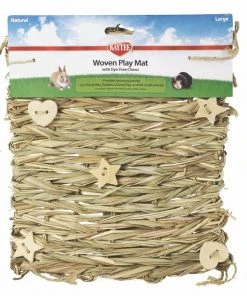 Kaytee Natural Woven Play Mat Small Pet Toy, Large