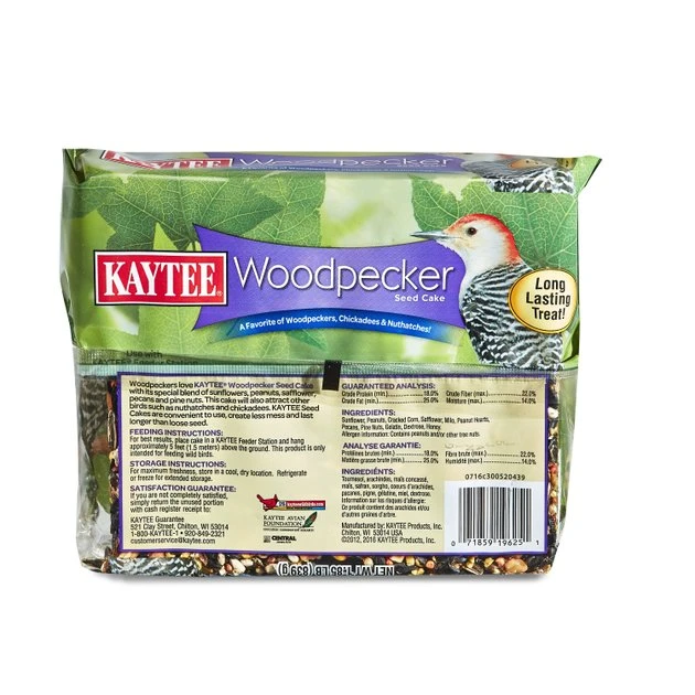 Kaytee Woodpecker Cake Wild Bird Treats, 6 count 8 Kaytee Woodpecker Cake Wild Bird Treats, 6 count - Image 8