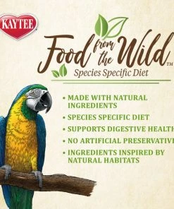 Kaytee Food from the Wild Macaw Bird Food, 2.5-lb bag -Kaytee Sales 2024 247999 PT3. SY630 V1597083676