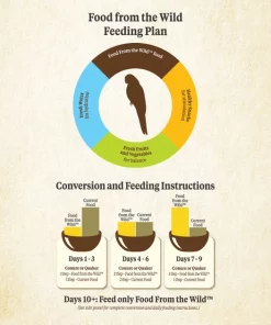 Kaytee Food from the Wild Conure Bird Food, 2.5-lb bag -Kaytee Sales 2024 248001 PT8. SY630 V1610759565