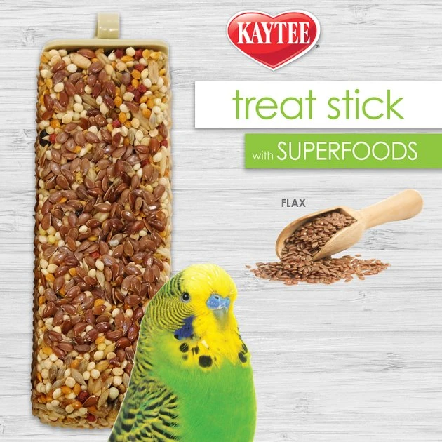 Kaytee Avian Superfood Treat Stick Flax Bird Treat, 5.5-oz bag 5 Kaytee Avian Superfood Treat Stick Flax Bird Treat, 5.5-oz bag - Image 5