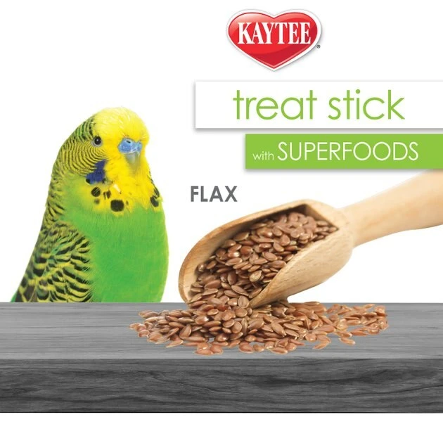 Kaytee Avian Superfood Treat Stick Flax Bird Treat, 5.5-oz bag 6 Kaytee Avian Superfood Treat Stick Flax Bird Treat, 5.5-oz bag - Image 6