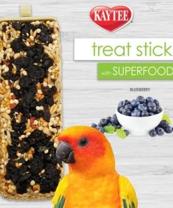 Kaytee Avian Superfood Treat Stick Blueberry Bird Treat, 5.5-oz bag -Kaytee Sales 2024 252540 PT5. SY630 V1600205835
