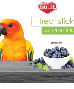 Kaytee Avian Superfood Treat Stick Blueberry Bird Treat, 5.5-oz bag -Kaytee Sales 2024 252540 PT6. SY630 V1600207030