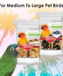 Kaytee Avian Superfood Treat Stick Almond & Walnut Bird Treat, 5.5-oz bag -Kaytee Sales 2024 252542 PT7. SY630 V1600210879