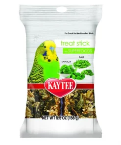 Kaytee Avian Superfood Treat Stick Spinach & Kale Bird Treat, 5.5-oz bag