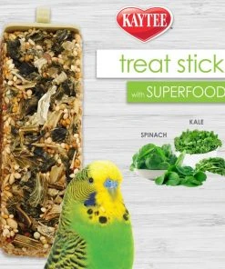 Kaytee Avian Superfood Treat Stick Spinach & Kale Bird Treat, 5.5-oz bag -Kaytee Sales 2024 252544 PT5. SY630 V1600210567
