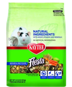 Kaytee Fiesta Natural Mouse & Rat Food, 4.5-lb bag