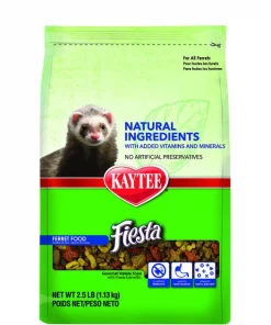 Kaytee Fiesta Natural Ferret Food, 2.5-lb bag