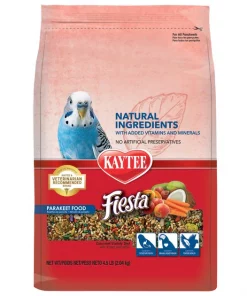 Kaytee Fiesta Natural Ingredients Parakeet Bird Food, 4.5-lb bag