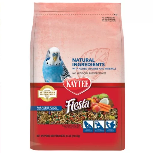 Kaytee Fiesta Natural Ingredients Parakeet Bird Food, 4.5-lb bag -Kaytee Sales 2024 277959 MAIN. SY630 V1641585155
