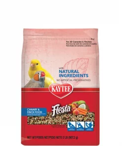 Kaytee Fiesta Natural Ingredients Canary & Finch Bird Food, 2-lb bag