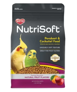 Kaytee NutriSoft Parakeet & Cockatiel Bird Food, 2-lbs