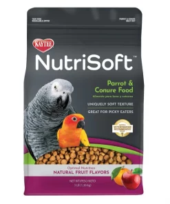 Kaytee NutriSoft Parrot & Conure Bird Food, 3-lbs