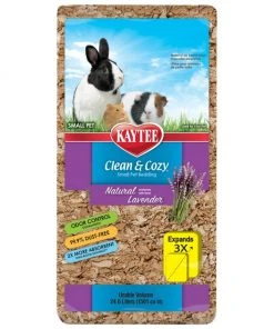 Kaytee Clean & Cozy Lavender Natural Small Pet Bedding, 24.6-litters