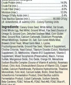 Kaytee Egg-Cite! Forti-Diet Pro Health Cockatiel Food 5 Kaytee Egg-Cite! Forti-Diet Pro Health Cockatiel Food -Kaytee Sales 2024 94943 PT6. SY630 V1620784332