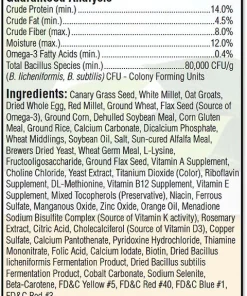 Kaytee Egg-Cite! Forti-Diet Pro Health Parakeet Food -Kaytee Sales 2024 94949 PT7. SY630 V1628109391