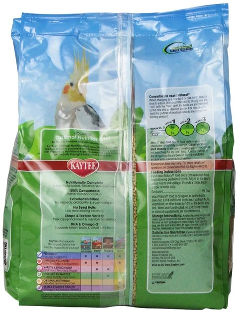 Kaytee Exact Cockatiel Food 2 Kaytee Exact Cockatiel Food - Image 2