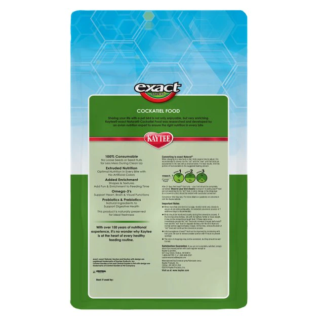 Kaytee Exact Cockatiel Food 3 Kaytee Exact Cockatiel Food - Image 3