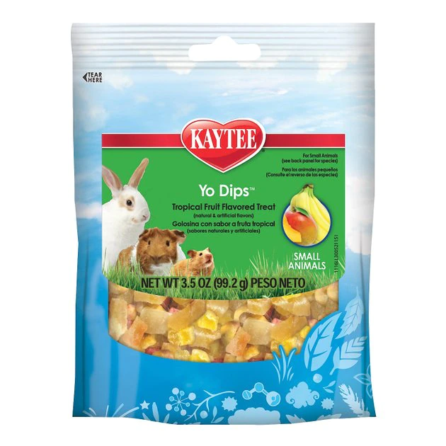 Kaytee Fiesta Blueberry & Banana Flavored Tropical Fruit & Yogurt Small Animal Treats, 3.5-oz bag Kaytee Fiesta Blueberry & Banana Flavored Tropical Fruit & Yogurt Small Animal Treats -Kaytee Sales 2024 95089 MAIN. SY630 V1604365615
