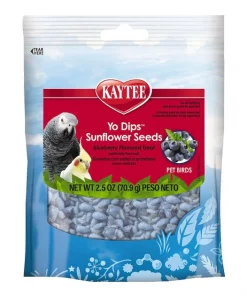 Kaytee Fiesta Blueberry Flavored Yogurt Dipped Sunflower Seeds Bird Treats