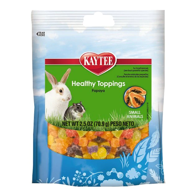 Kaytee Fiesta Healthy Toppings Papaya Small Animal Treats, 2.5-oz bag Kaytee Fiesta Healthy Toppings Papaya Small Animal Treats -Kaytee Sales 2024 95188 MAIN. SY630 V1508971320