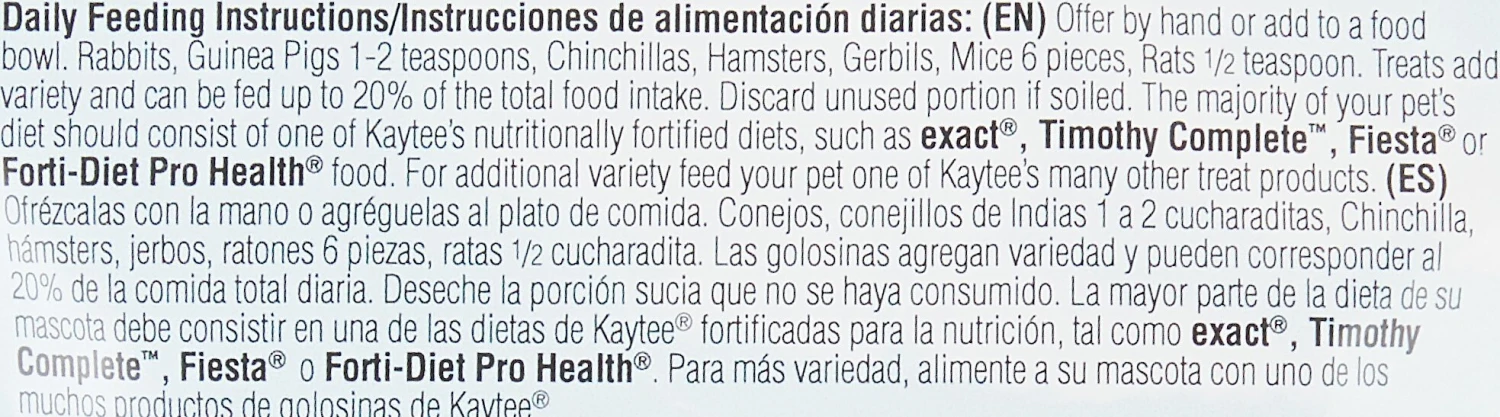 Kaytee Fiesta Healthy Toppings Papaya Small Animal Treats, 2.5-oz bag Kaytee Fiesta Healthy Toppings Papaya Small Animal Treats -Kaytee Sales 2024 95188 PT4. SY630 V1505762425