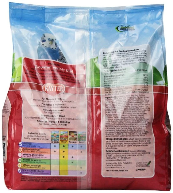 Kaytee Fiesta Variety Mix Parakeet Food 2 Kaytee Fiesta Variety Mix Parakeet Food - Image 2